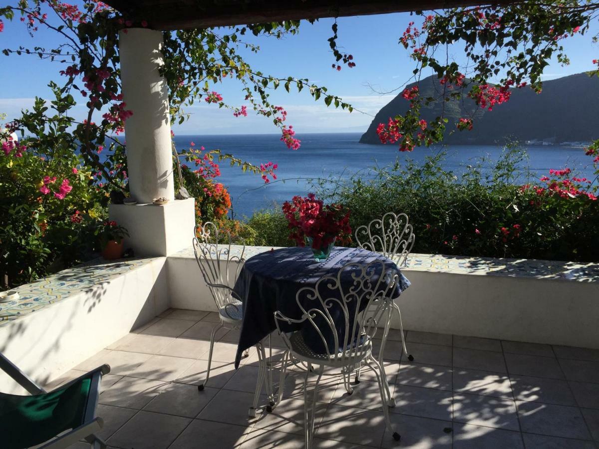 Villa Vista Mare Mela Lípara Exterior foto